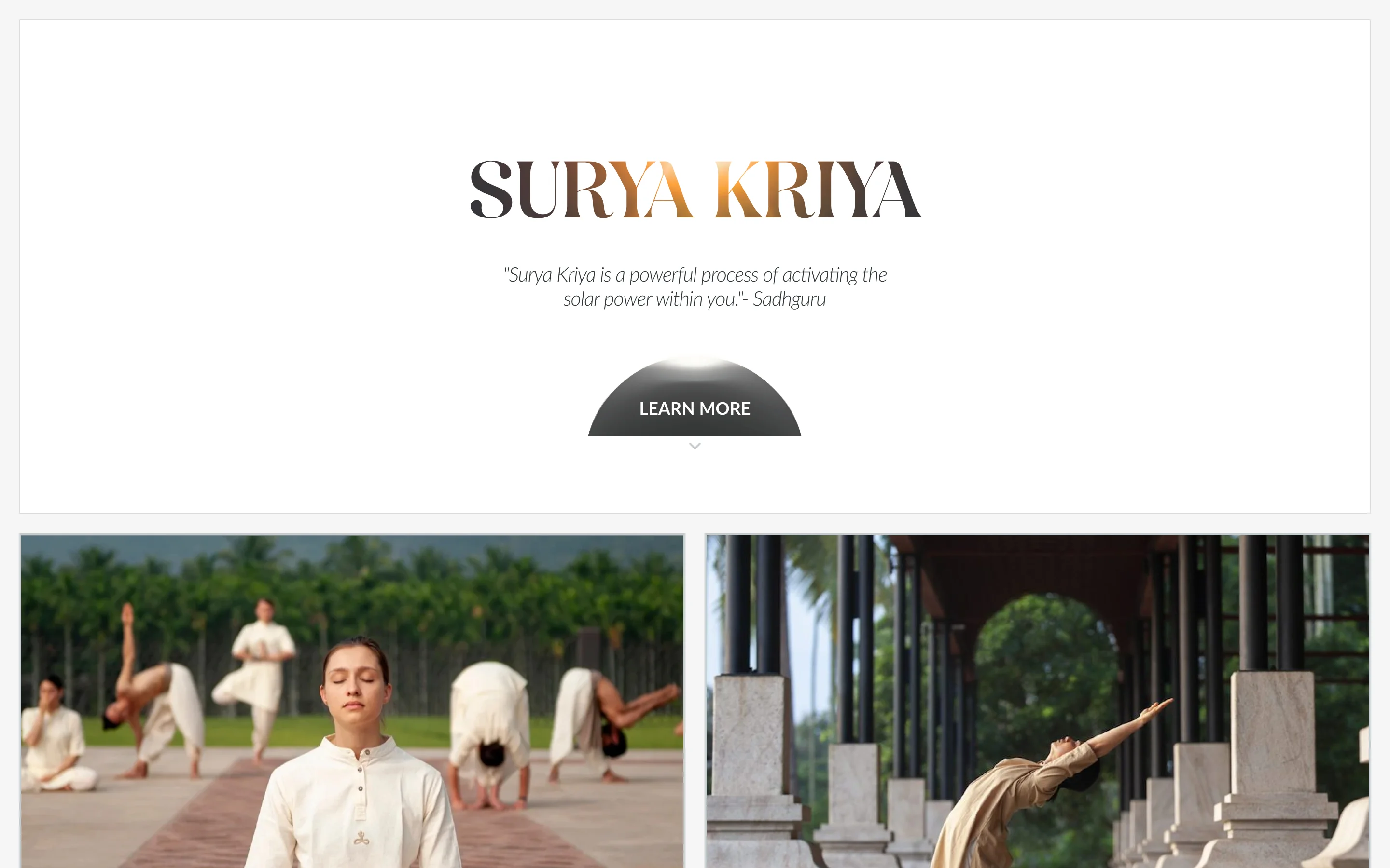 Surya Kriya Visual Identity
